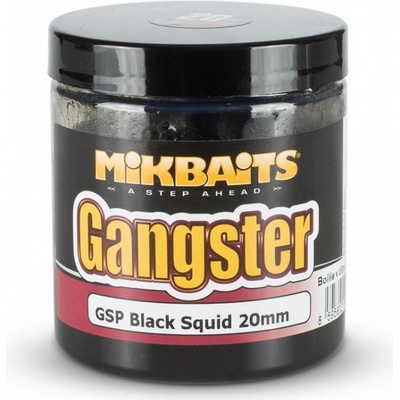 Mikbaits Gangster GSP Black Squid boilies v dipu 250 ml 20 mm – Zboží Dáma