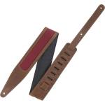 Levy's Voyager Pro Brown, Burgundy Каишка за китара (M317TRI-BRN-BRG)