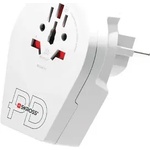 SKROSS Адаптер SKROSS World to Europe 1500295E, USB, Бял (1500295E) - xtreme