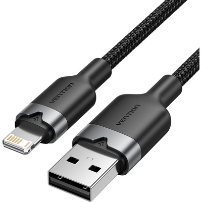 Vention LANBH USB 2.0 Type-A Male to Lightning Male 2,4 A, 2m, černý