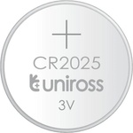 Uniross Батерии литиеви Uniross 8294, CR2025, 3V, 155mAh, 5бр (8294)