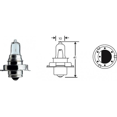 Žárovka 6V 15W BABETTA HALOGEN P26S, ELTA | Zboží Auto