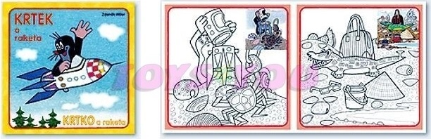 Krtek a raketa omalovánky čtverec Zdeněk Miler od 29 Kč - Heureka.cz