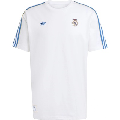 adidas Мъжка тениска Adidas Real Madrid Icon T-Shirt 2025 2026 Mens - White/Blue