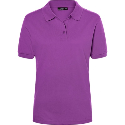 James & Nicholson Polokošile JN 71 krátký rukáv dámská COT-02007135001 Purpurová