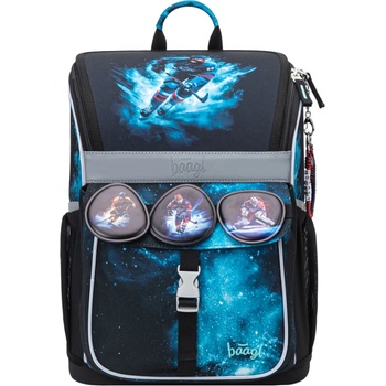 BAAGL Училищен портфейл Zippy Хокей BAAGL | Cheren | Момичешки | UNI