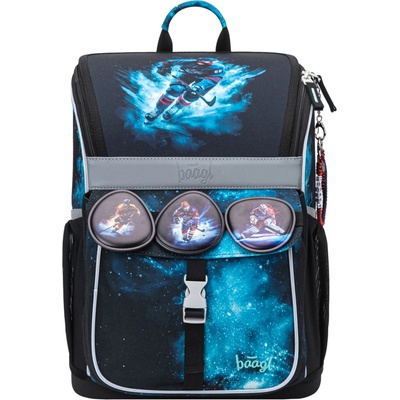 BAAGL Училищен портфейл Zippy Хокей BAAGL | Cheren | Момичешки | UNI