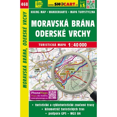 Moravská Brána Oderské vrchy 1:40 000