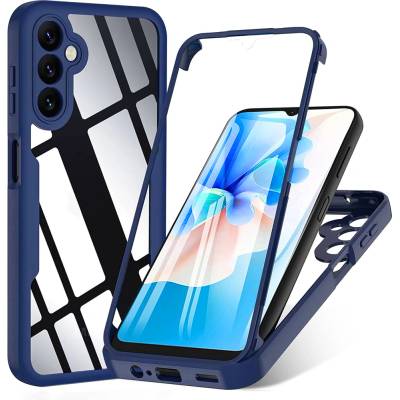 Techsuit Калъф за Samsung Galaxy Galaxy A16 4G / A16 5G + калъф - ColorVerse 360 Series - син
