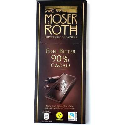 Moser Roth Edel Bitter hořká 90% 125 g