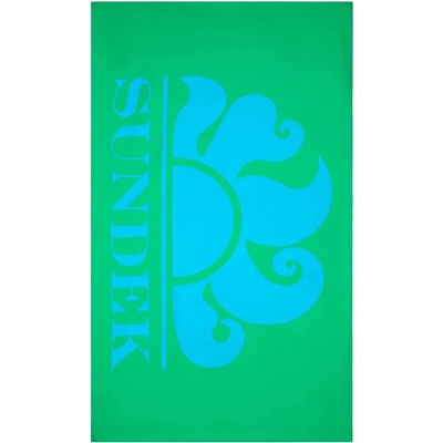SUNDEK Хавлиена кърпа Sundek Microfibre beach logo towel - Green (Bright Green 01)