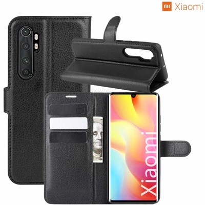 Púzdro Luxria Wallet Book Xiaomi - Otváracie s priehradkami čierne Xiaomi: Mi 10, Mi 10 Pro