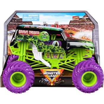 Monster Jam Grave Digger fialový 1:24