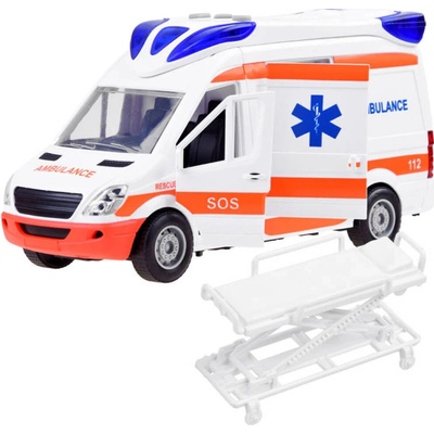 Kruzzel 22731 Dětské autíčko sanitka