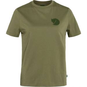 Fjällräven Дамска тениска Fjällräven Women's Fox Boxy Logo Tee T-shirt - Green (116-9069-0415)