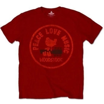 Image 1 of Woodstock Love Peace Music Maroon Red S Риза (WOODTS06MM01)