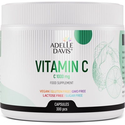 Adelle Davis Vitamín C 1000 mg 60 kapsúl