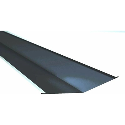 Úžlabí klasik r.š.400mm Hliník Al STUCCO RAL 7016 antracit dl.2m