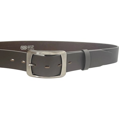 Penny Belts kožený opasek 16250 šedý