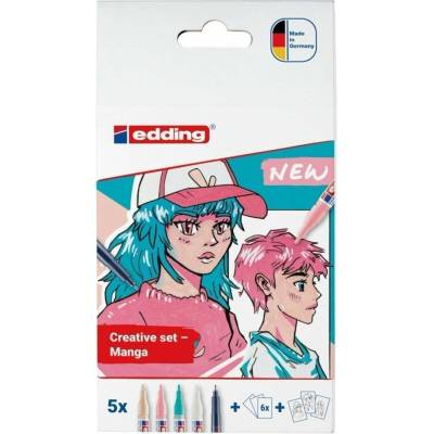 Edding Akrylový popisovač e-5300/1800, sada Manga