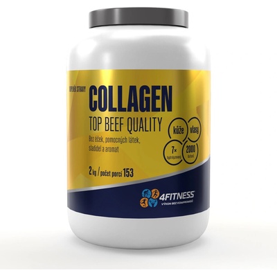 4fitness Kolagen hovězí kolagenní peptidy 2 kg