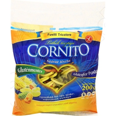CORNITO bezlepkové cestoviny farebné Twister Fusilli 200 g