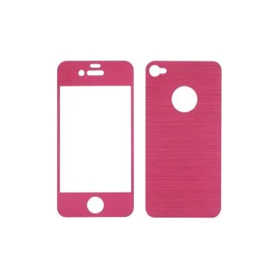 Sentio Screen Protector for iPhone 4S Metal Pink 2in1