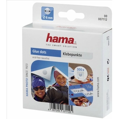 Příslušenství Hama lepící body , 6 mm, 300 ks, permanentní 7112