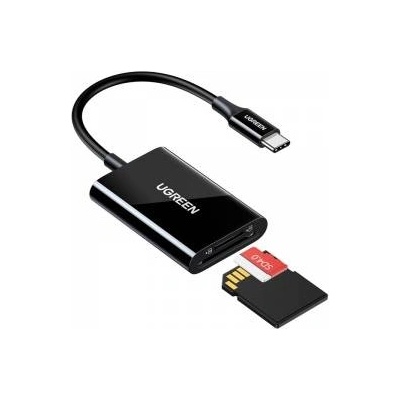 UGREEN 2-in-1 USB-C Card Reader CM265 (Black)