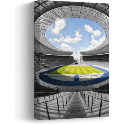 Obraz - fotbalový stadion, jednodílný 20x30 cm