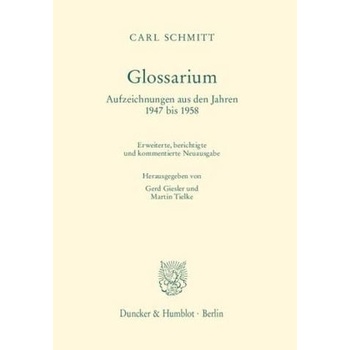 Glossarium - Schmitt, Carl