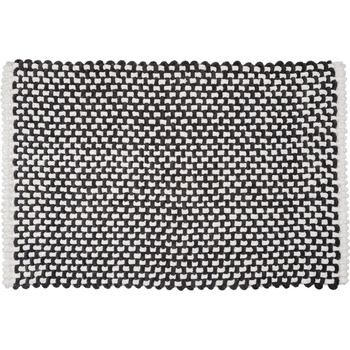 Wenko Черно-бял текстилен килим за баня 50x80 cm Covelo - Wenko (26279100)