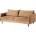 ROPEZ Кафяв кадифен диван 203 cm Juli - Ropez (Juli Sofa 3os. tk. Riviera 24 ( Davis ))