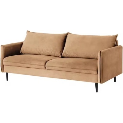 ROPEZ Кафяв кадифен диван 203 cm Juli - Ropez (Juli Sofa 3os. tk. Riviera 24 ( Davis ))