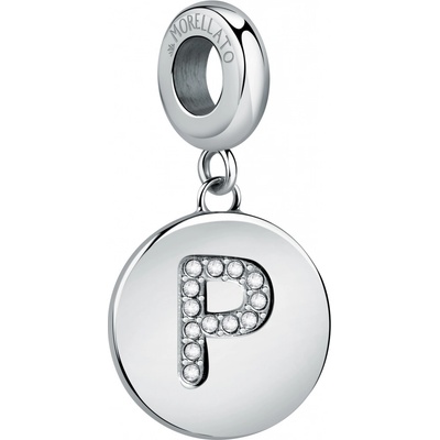 Morellato Oceľový prívesok písmeno "P" Drops SCZ1166
