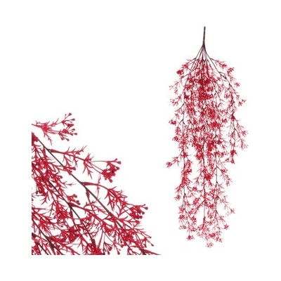 Převis tráva kvetoucí, barva červená ojíněná SG7300 RED