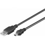 PremiumCord USB Cable PremiumCord USB-A - MiniUSB 2 m Black (ku2m2a)