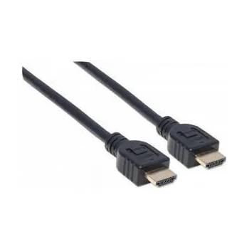 Manhattan CL3 защитен 4k High Speed HDMI кабел с Ethernet за монтаж в стена HEC ARC 3D 4K MM Shielded Черен, 353953