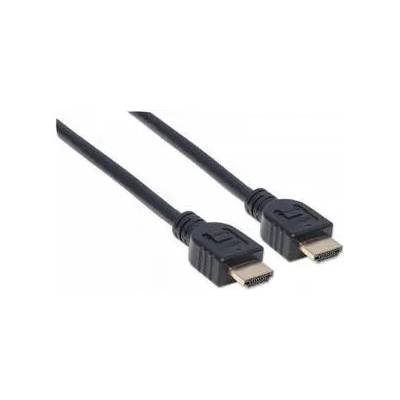 Manhattan CL3 защитен 4k High Speed HDMI кабел с Ethernet за монтаж в стена HEC ARC 3D 4K MM Shielded Черен, 353953