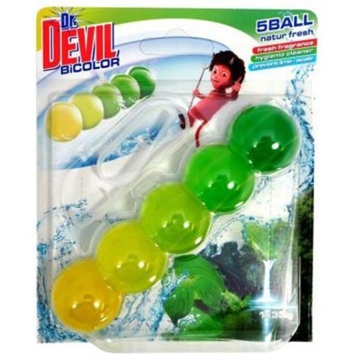 Dr. Devil Ароматизатор за тоалетна Dr. Devil BiColor Гел, 35 g, Natur (217022-NF)