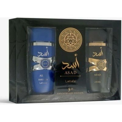 Lattafa Asad EDP Asad 100 ml + EDP Asad Zanzibar 100 ml