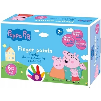 Astra prstové farby Prasiatko Peppa 6 x 20 ml