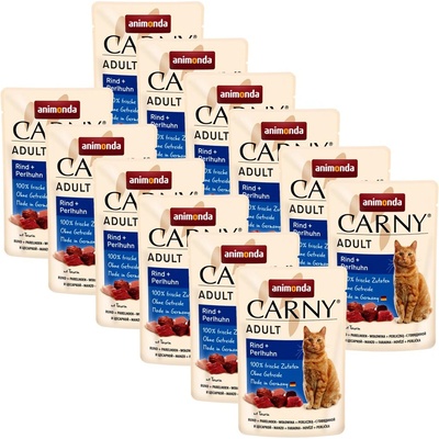 Animonda CARNY Cat Adult говеждо + перла 12 x 85 г