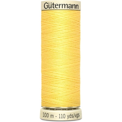 852 Univerzální šicí nit Gütermann 100% PES, žlutá