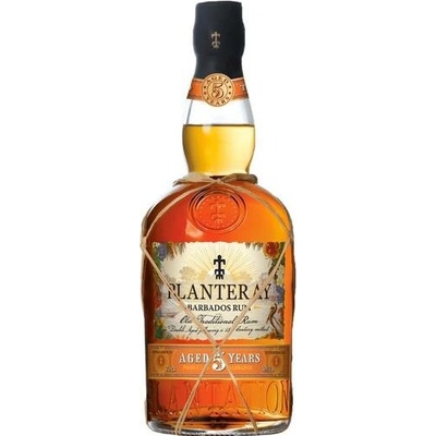 Planteray Barbados 5 Years 40,0% 0,7 l (holá láhev)