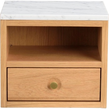 Rowico Нощно шкафче с плот от имитация на мрамор естествено Whitmore - Rowico (120766)