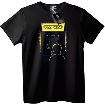 NOONEBRAND Тениска Pac-Man Аркада - 2XL, Black