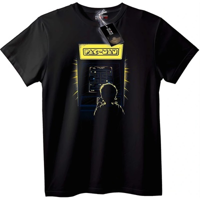 NOONEBRAND Тениска Pac-Man Аркада - 2XL, Black