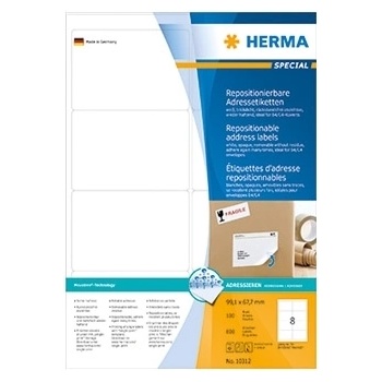 HERMA етикети сваляеми 99, 1 x 67, 7 мм, 800 бр (10312)