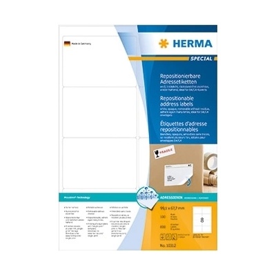 HERMA етикети сваляеми 99, 1 x 67, 7 мм, 800 бр (10312)